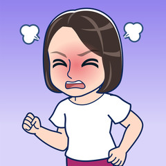 ジョギングする女の子