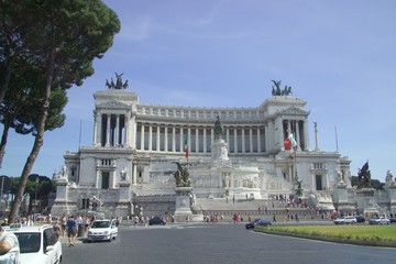 Rome. Piazza Venezia one of the most beautiful square in the world