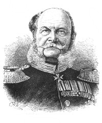 Wilehlm I the German Emperor in the old book The Essays in Newest History, by I.I. Grigorovich, 1883, St. Petersburg