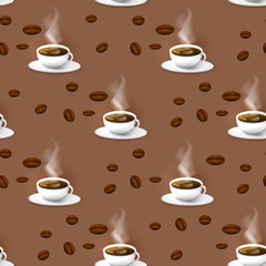 Coffee time, a cup of coffee for breakfast and a break.