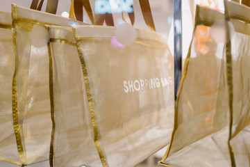 shopping bag in shopping mall