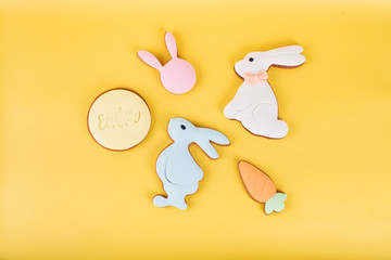 Cute Easter bunny desserts, Easter painted eggs, Authentic Easter Brunch.