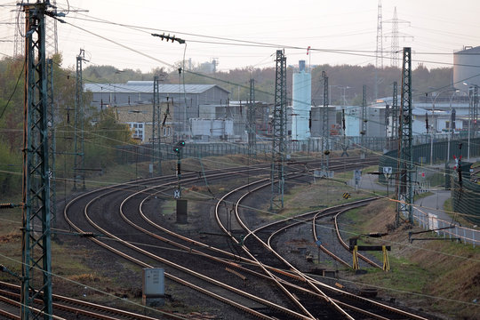 Am Bahnhof Darmstadt Nord