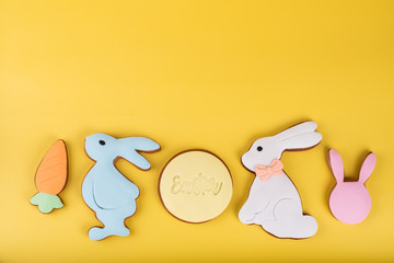 Cute Easter bunny desserts, Easter painted eggs, Authentic Easter Brunch.