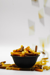 bowl of pasta macarrones