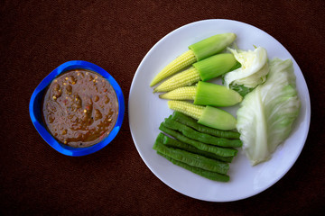 Thailand, Backgrounds, Boiled, Cabbage, Chili Pepper