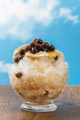かき氷　japanese type of epidemic shaved ice