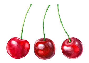 Three cherries