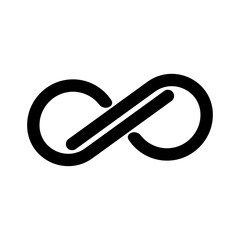 Infinity symbol. Design template vector