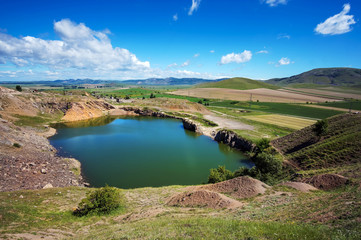 Iacobdeal Lake and Macin Mountains