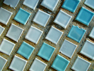 
Decorative ceramic tiles on the wall of the building
Background for web design.