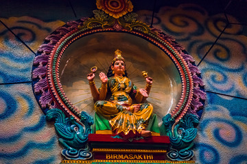 Fototapeta na wymiar Mariamman Hindu temple or 