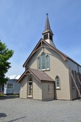 Fototapeta na wymiar Old wooden church in Greytown New Zealand