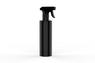 Blank plastic trigger spray for branding, 3d render illustration.