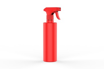 Obraz premium Blank plastic trigger spray for branding, 3d render illustration.