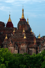 Fototapeta premium Bagan, Myanmar Land of many pagodas at the morning