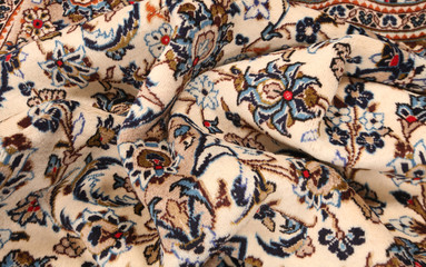 Old and modern Persian Colourful Arabesque and handmade carpet, rug gelim, and Gabbeh with the...