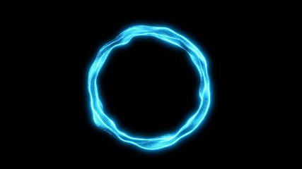energy ring animation light circle