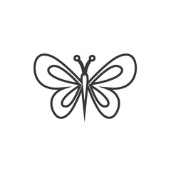 butterfly icon vector illustration design