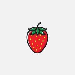 strawberry icon vector illustration design