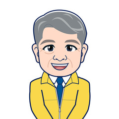 ユニフォームを着た上司