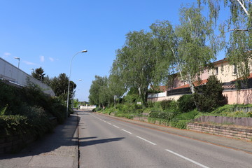 La rue Centrale à Corbas - Village de Corbas - Département du Rhône - France