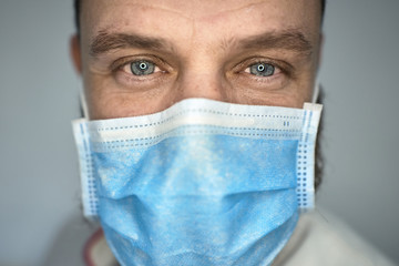Portrait of orthodontist with mask because of the worldwide state of alarm of the corona virus....
