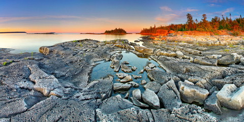 Dunk's Point in Tobermory (Northern Bruce Peninsula)