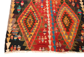 Old and modern Persian Colourful Arabesque and handmade carpet, rug gelim, and Gabbeh with the...