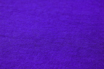 Fabric blue texture close-up. Blue color cloth background material. Fabric textile selective focus, blue linen cotton clothes design