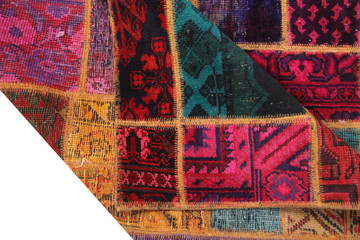 Old and modern Persian Colourful Arabesque and handmade carpet, rug gelim, and Gabbeh with the...