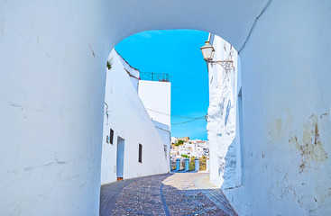 The view through the old passage, Arcos, Spain