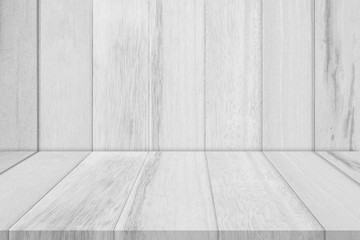 Woods board background. Painted wood wall for interior design background. Painted wood wall for interior design background. Product showcase empty room.Creative design.