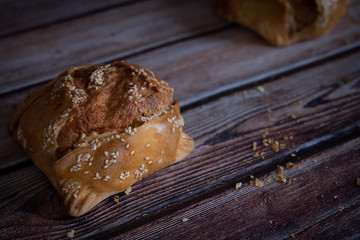 Traditional Cypriot easter cheese pastries, flaounes
