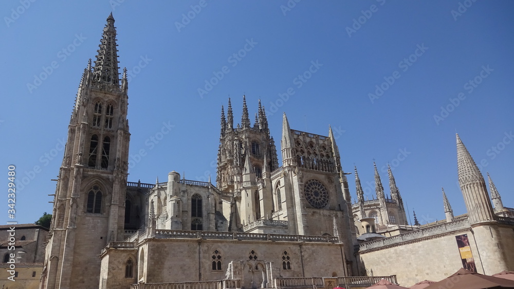 Wall mural burgos is a historic city in spain