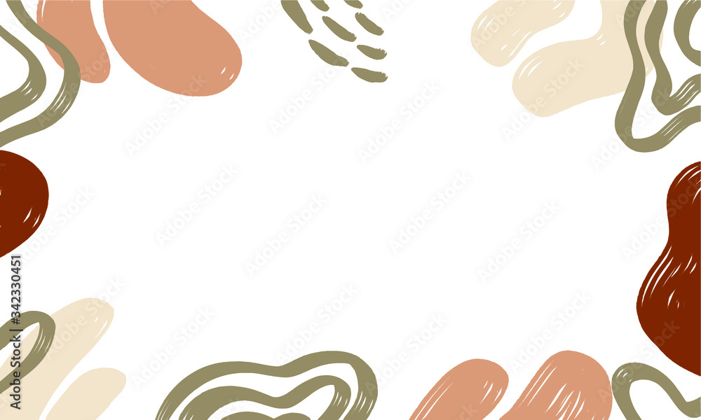 Aufkleber abstract background in natural color composition. abstract creative background with coral and memphi