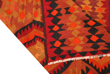 Old and modern Persian Colourful Arabesque and handmade carpet, rug gelim, and Gabbeh with the...