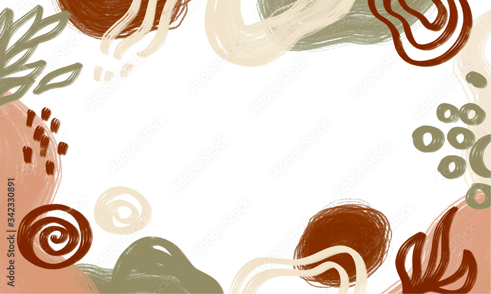 Aufkleber abstract background in natural color composition. abstract creative background with coral and memphi