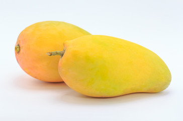 mango isolated on white background.