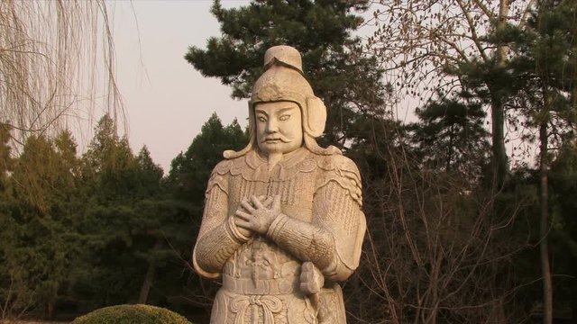Ming tombs in china statues 