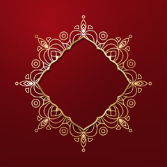 Luxury Background with Gold frame