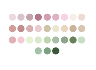 neutrals color palette, procreate  swatches
