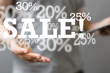 shopping online digital concept in hand