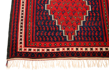 Old and modern Persian Colourful Arabesque and handmade carpet, rug gelim, and Gabbeh with the...