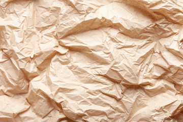 Crumpled paper texture for background. Close-up