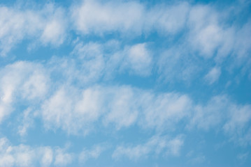 The sky and clouds in the daytime are beautiful