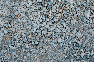 Pebble stones on the shore close up
