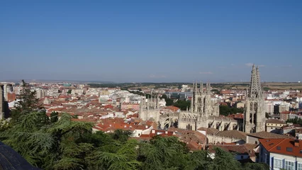 Deurstickers Burgos is a historic city in Spain © Alla Ovchinnikova