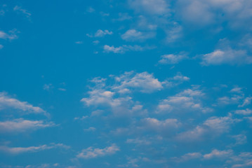 The sky and clouds in the daytime are beautiful