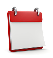 calendar 3d illustration